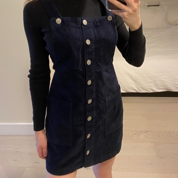 3/50$ BDG Urban Outfitters Overall Dress - Picture 2 of 4